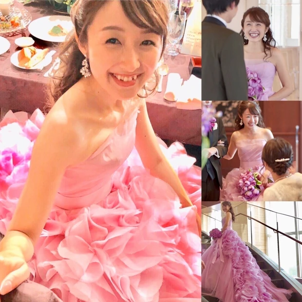 【wedding】カラードレスもヴェラウォン＊憧れのピンクのヘイリー・・・♡