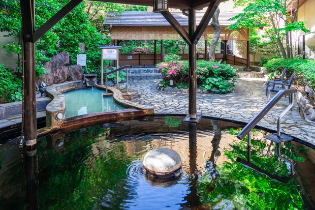 ASUKA　ひとリート　日帰り　リトリート　さやの湯処　露天風呂