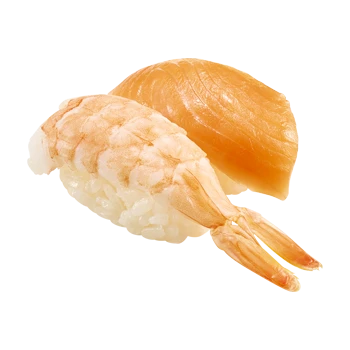 スシロー_えび・サーモン(84kcal)