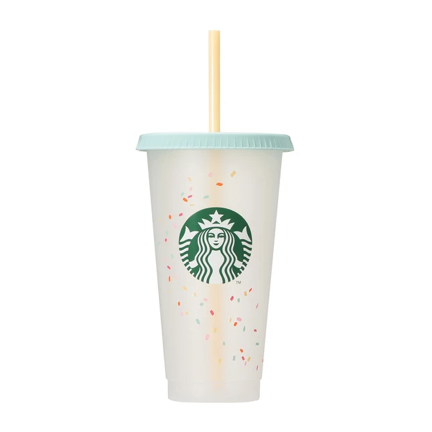 スターバックス リユーザブルコールドカップカラフルフレーク710ml