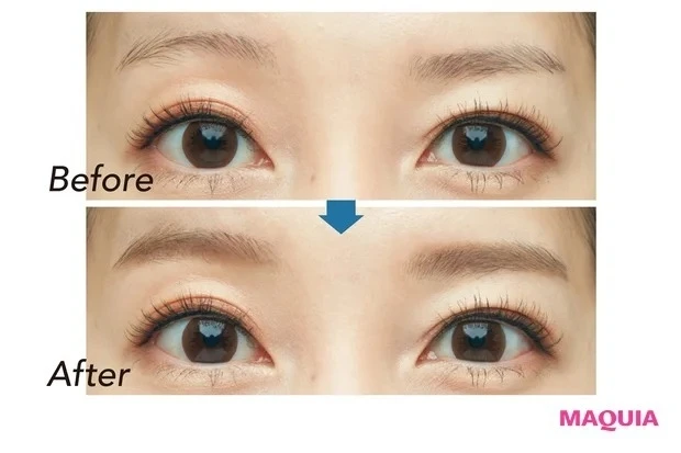 【トレンドの眉メイク②】「平行眉」の仕上がり