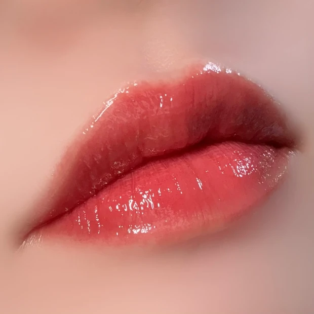 マキアージュ 新作 リップティント リップグロウボム りんごボム