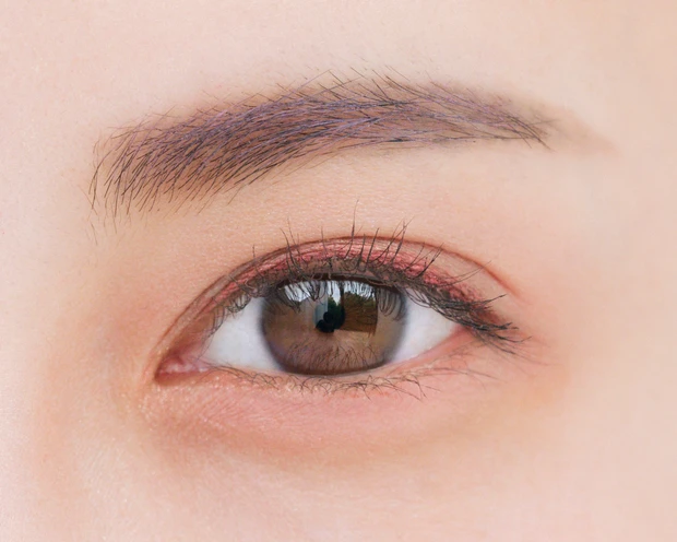 【二重メイク】透明感あふれる、上品ロージーEYE