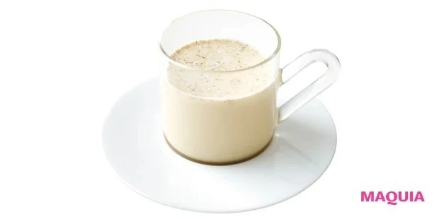 生理中におすすめ_温活ドリンクも◎! ごまきな粉はちみつシナモン豆乳