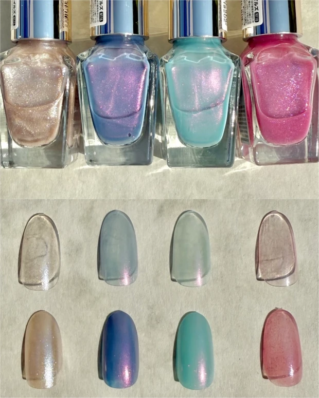 キャンメイク カラフルネイルズ N115シェルフロート N116DJナイト N117カクテルブルー N118ピンクジェニック