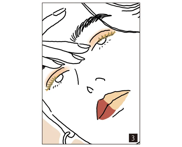 ３ 主役の目元を引き立てるのはどんなリップ？