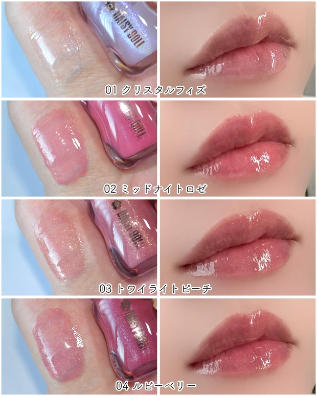 デイジードール ジュエリー シロップ グロス スウォッチ