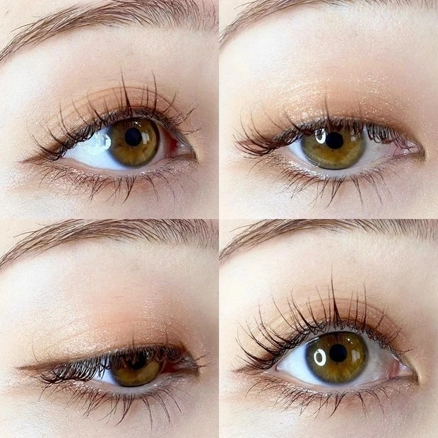 ながもさん SUQQU(スック) シグニチャー カラー アイズ 02 陽香色 -YOUKOUIROの目もと