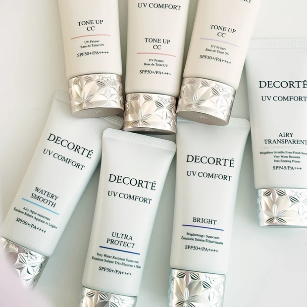 【コスメデコルテ】人気の日焼け止めが「UV コンフォート」として新デビュー！ 革新的な透明タイプも登場