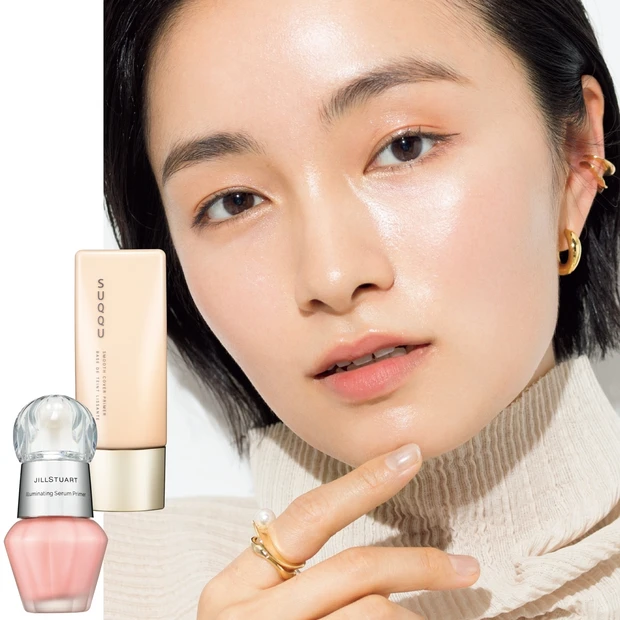 ノーファンデでも美肌に! 下地2品でできる「血色ツヤ肌」の作り方