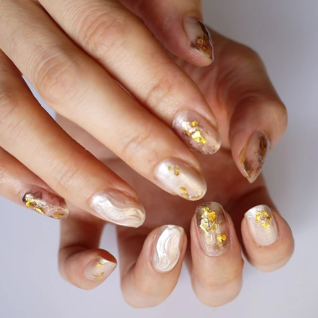 100均コスメでできる♡簡単可愛いマーメイドネイル!_7_2