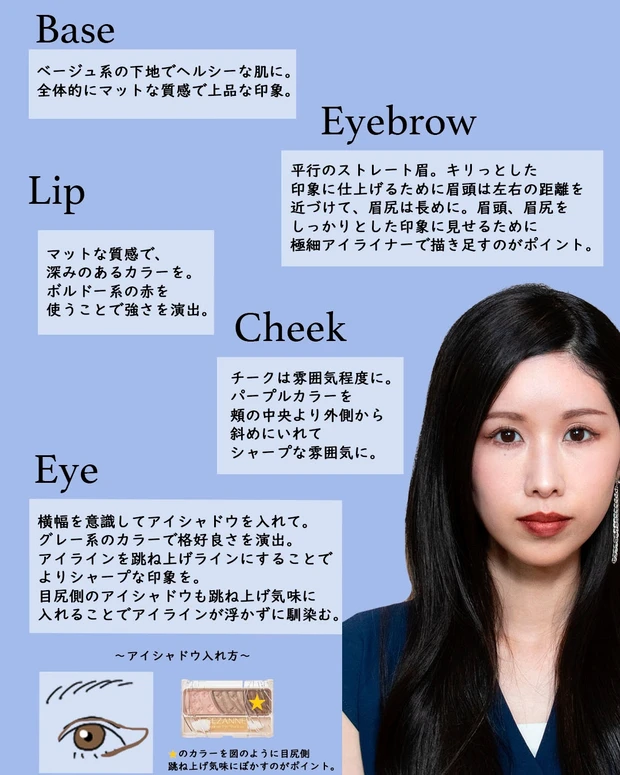 なりたい印象は作れる!【フェミニン・クールメイク】_3