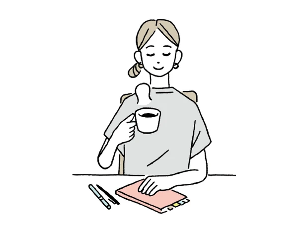 コーヒーも紅茶もまずは香りを楽しむ