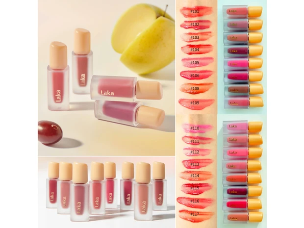 Laka「フルーティーグラムティント」の人気色ランキングTOP5！【全24色スウォッチつき】