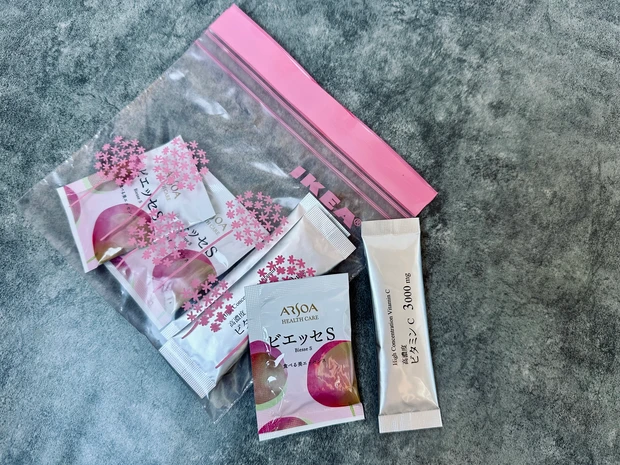 【インストラクターのポーチの中身】コレがあれば便利!猛暑の必需品は⁈愛用ポーチは【Her lip to BEAUTY × MAQUIA まんまるバニティポーチ】_12_6