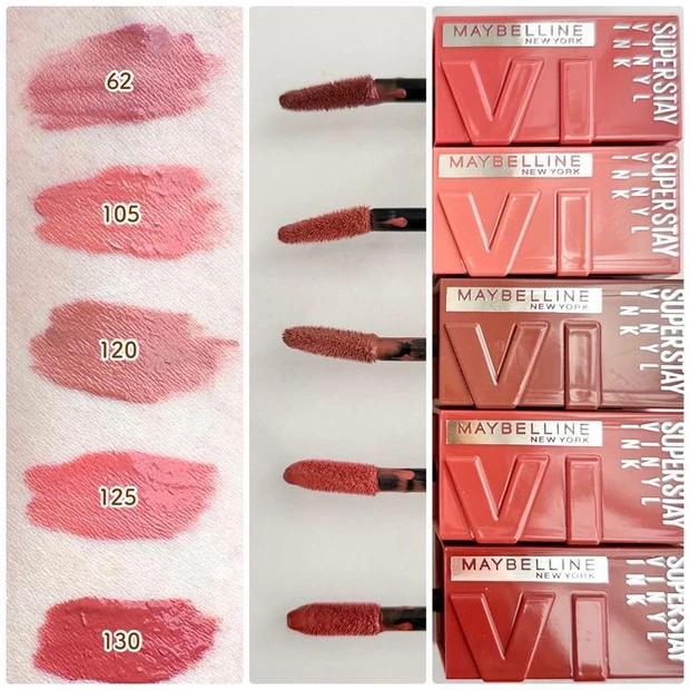 メイベリン SPステイ ヴィニルインクのスウォッチ