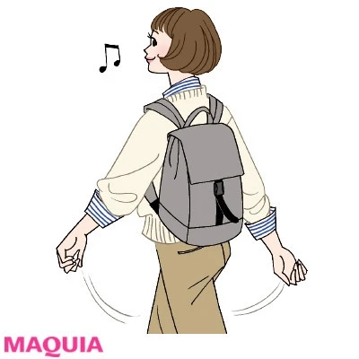 【猫背予防にも! 簡単ストレッチまとめ】チリつも習慣で肩こりを予防!_リュックで負担を均等に