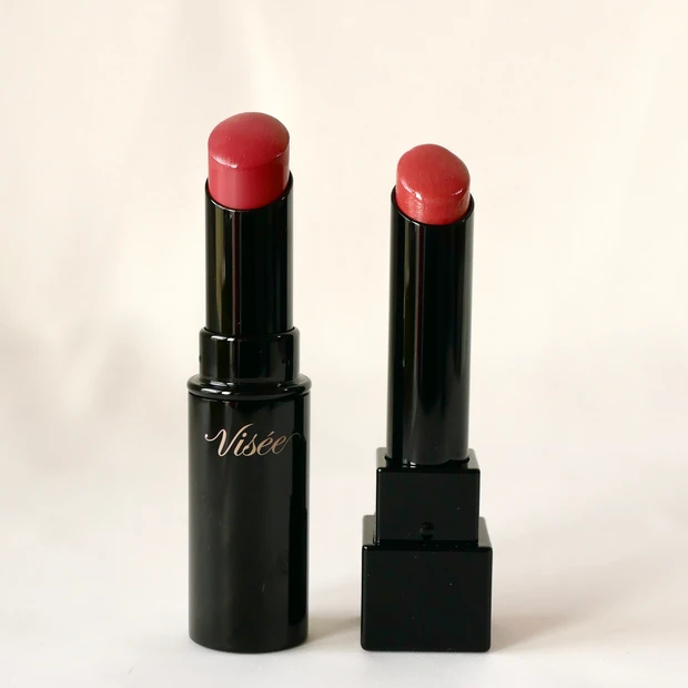 ヴィセ(Visee)ネンマクフェイクルージュ OR250 海星(ヒトデ)の恋心 ケイト(KATE)リップモンスター 03 陽炎　比較