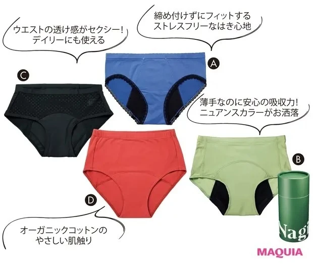【話題の生理グッズ】吸水力に注目! 機能性ショーツで快適に「吸水性サニタリーショーツ」
