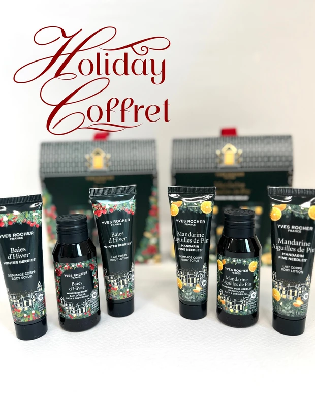 イヴ・ロシェ ウィンター・ベリー ボディ3点セレクション、イヴ・ロシェ マンダリン＆パインニードル ボディ3点セレクション