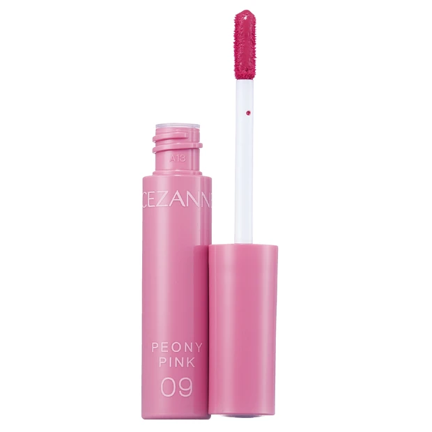 秋の新作リップ CEZANNE ウォータリーティントリップ 09