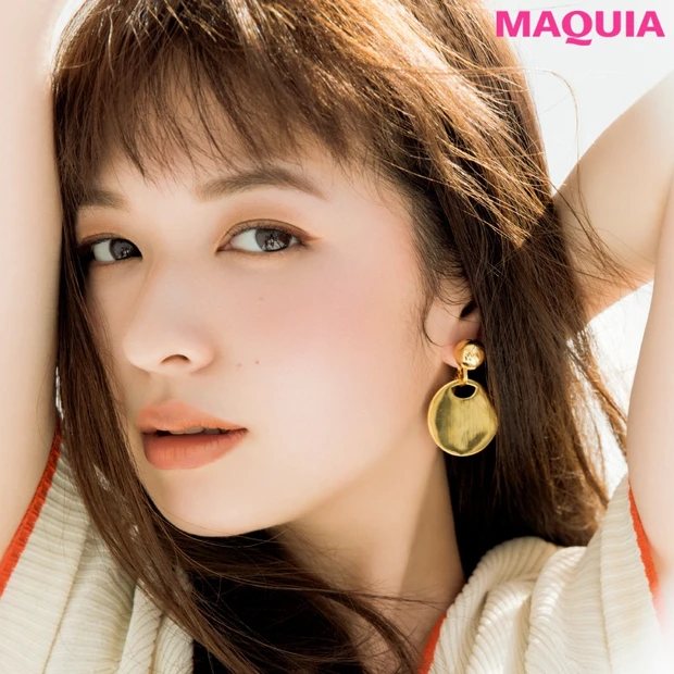 【犬木愛さん×森絵梨佳さん】ヘルシーアプリコットでワントーンメイク