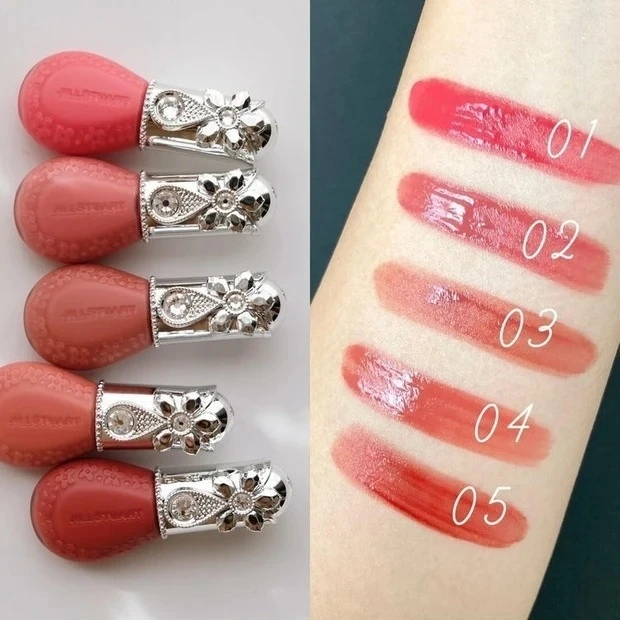 【夏新色コスメ2022】ジルスチュアートの夏新色コスメをスウォッチ_ジルスチュアート ブルームドロップ リップ＆チーク シフォン_1