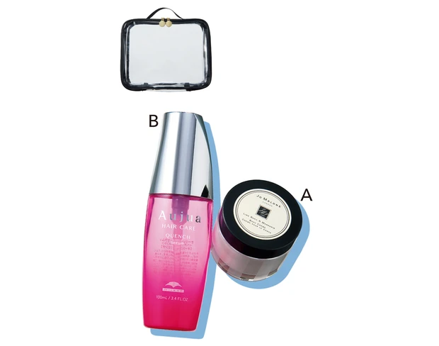 貴島明日香さんのヘア＆ボディポーチ