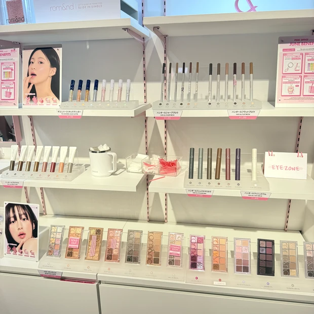 ロムアンド rom&nd ピンクオフィス ポップアップ イベント