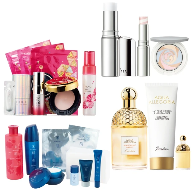 イプサ、ゲラン、DUO、ファンケル、エピステーム、米肌、THREEのXm…