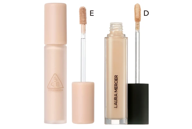 D フローレス フュージョン ウルトラ ロングウェア コンシーラー 0.5N ¥4290/ローラ メルシエ ジャパン E 3CE SKIN FIT COVER LIQUID CONCEALER LIGHT IVORY ¥2120
