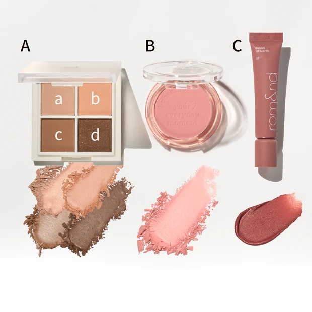 プチプラコスメ オレンジメイク 使用コスメ