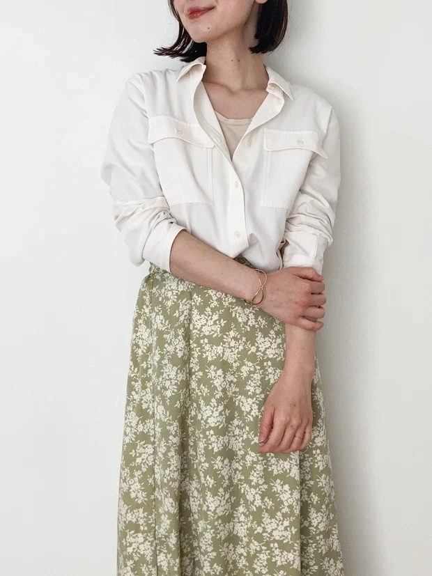 おすすめユニクロ UVカット【シャツ】 UVカットシャツ(長袖)コーディネート