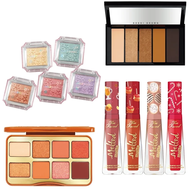 ジルスチュアート、ボビイ ブラウン、トゥー フェイスドのクリスマスコフレ…