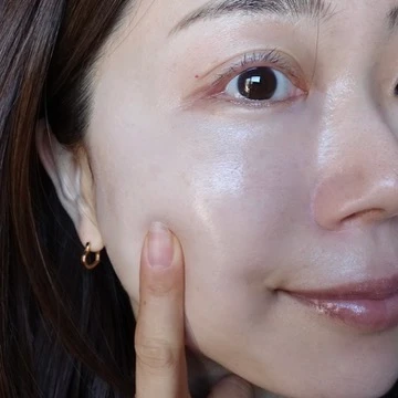 make p:rem(メイクプレム)スージングピンクトーンアップサンクリームを塗った仕上がり