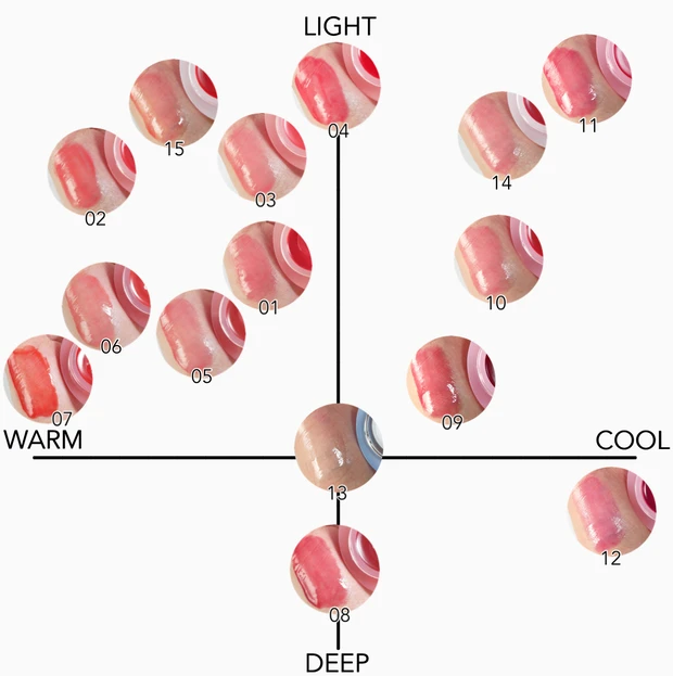 hince ヒンス ロウグロウデューイーボール 全色 パーソナルカラー