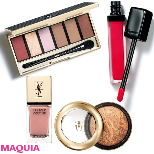 秋メイクプランの参考に! ゲラン&イヴ・サンローランの新色を完全網羅