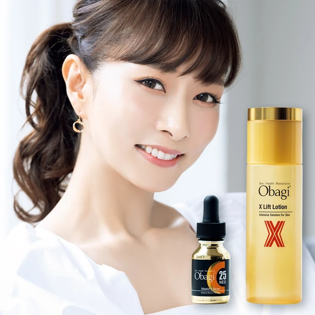 冬こそ機能性化粧水“オバジX リフトローション”でケア！ 石井美保さんの…