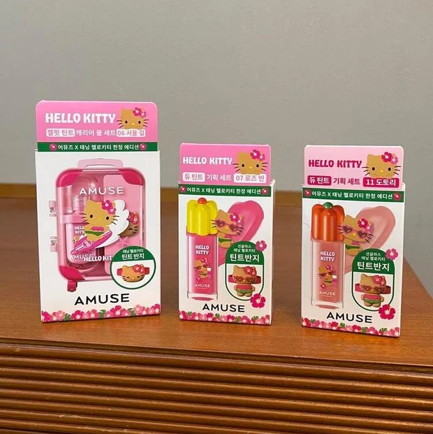 【5位】《AMUSE》ハローキティ好きにはたまらない♡AMUSE×日焼けキティの限定リップレビュー