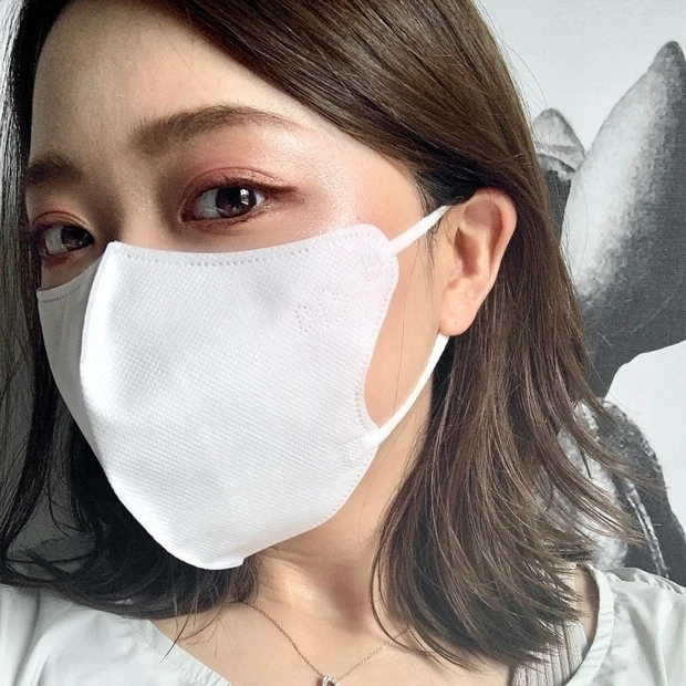 白元アース　ビースタイル　立体タイプ  ふつうサイズ  プレミアムホワイト5枚入　立体マスク