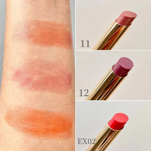 2024年夏新色リップ_to/one カラーブロッサム 11／12／EX02_スウォッチ