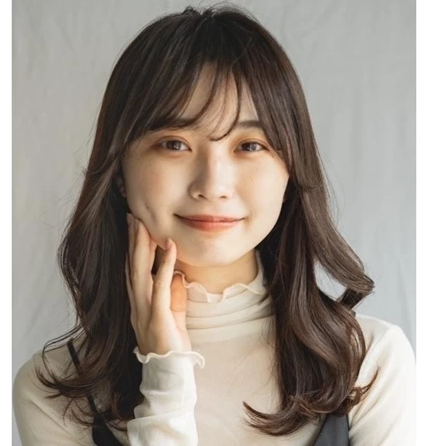 骨格ヘア 骨格ウェーブ ミディアム ロング ヘアスタイル 髪型