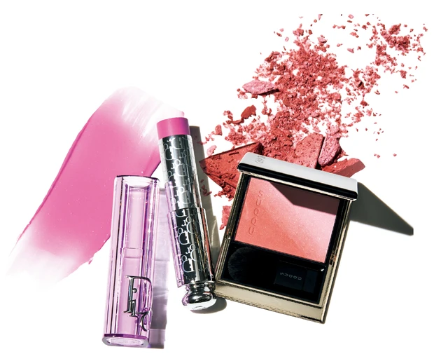 マキア 秋メイク 2025 チーク おすすめ ディオール バックステージ ロージー グロウ スティック 063 SUQQU ブラーリング カラー ブラッシュ 07 笹本恭平