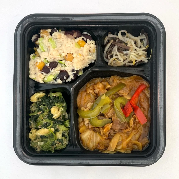 ダイエット弁当、回鍋肉、試食、冷凍宅配弁当、サポートミール