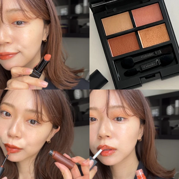 Celvoke セルヴォーク テラコッタメイク テラコッタリップ ディグニファイドリップス エンスロールグロス モイステンリップドロップ 比較 ネオテラコッタ