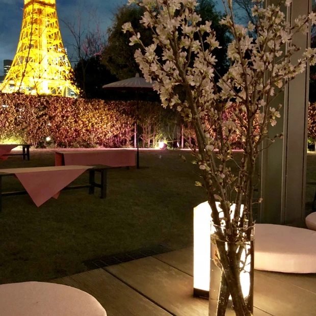 夜景も最高!期間限定桜色のCAFE「SAKURA CAFÉ」ザ・プリンス パークタワー東京 〜4/8まで