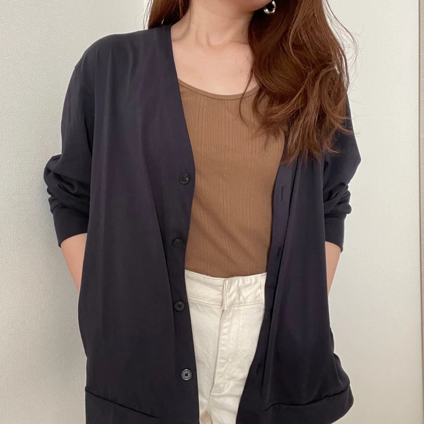 【ユニクロ／UV対策】実はメンズアイテムが使えるんです！メンズUVカーディガンで着るUVカット！_5_3