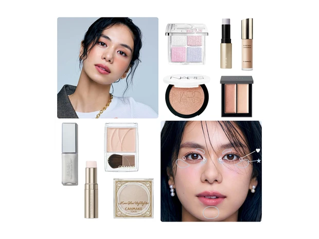 【ハイライトの入れ方＆おすすめコスメ18選】くすみ、シワ、くぼみ…悩み別メイクテクをプロが伝授！