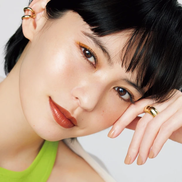 リップ　ブラウンリップ　春　メイク