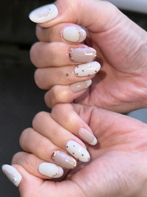 ジェルネイル、クリスマスネイル、ネイルデザイン